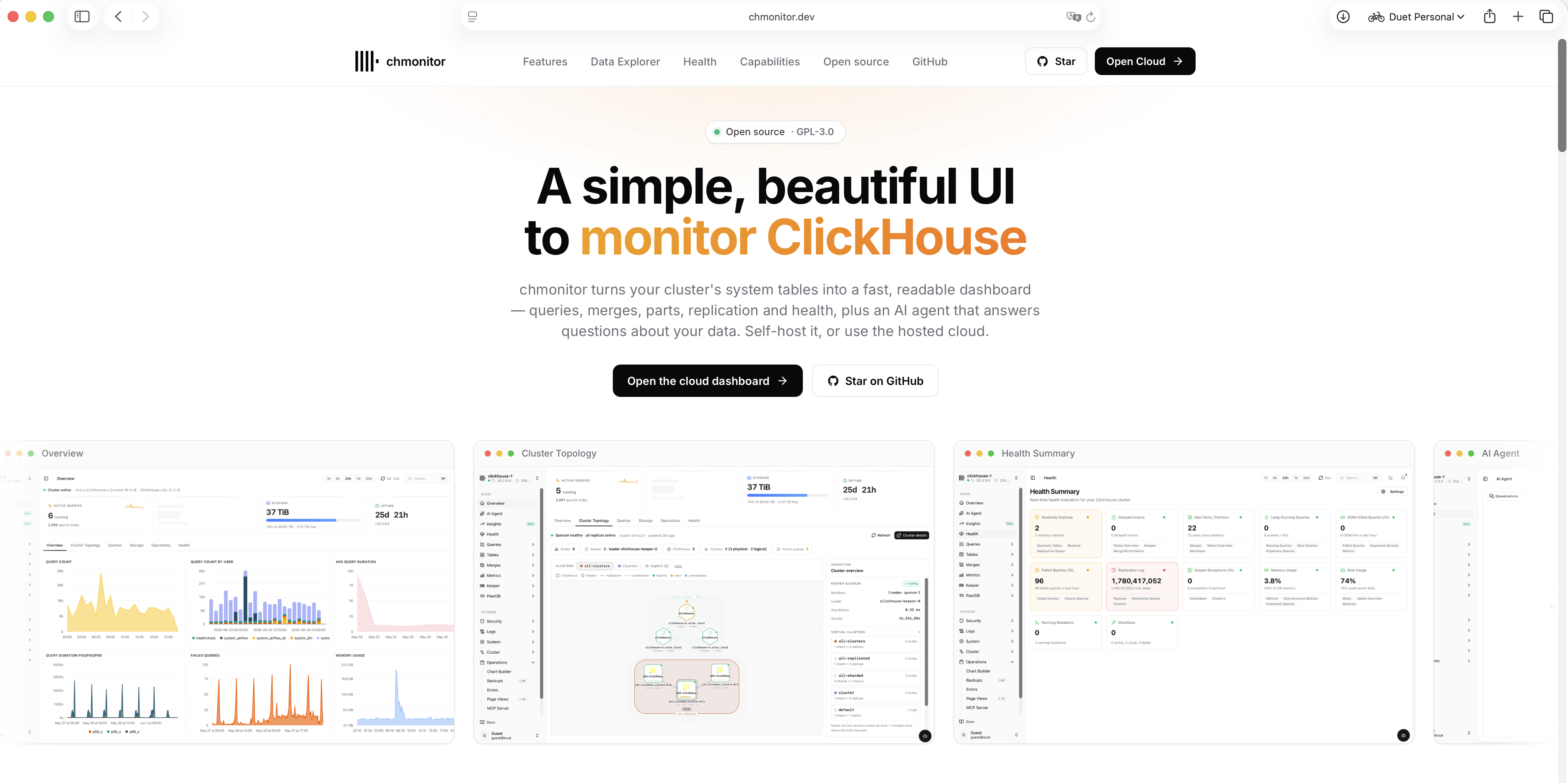 The new landing page, live